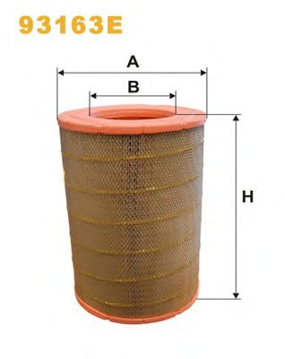WIX FILTERS 93163e -  Воздушный фильтр